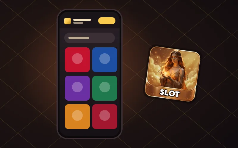 Pokies Dream lobby on a phone browser next to a Slot game tile